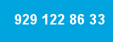 929 122 86 33 929 122 86 33